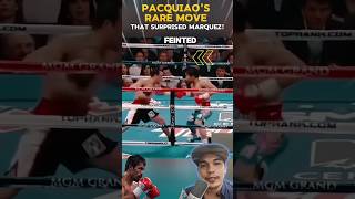 PACQUIAOS MOVE THAT SURPRISED EVERYONE boxing shorts [upl. by Aelak]