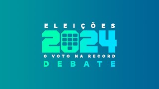 Debate com candidatos à Prefeitura de São Paulo DebateNaRECORD [upl. by Anivle736]