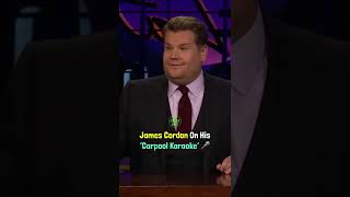 James Corden Tells the Truth about his Carpool Karaoke [upl. by Alessig]