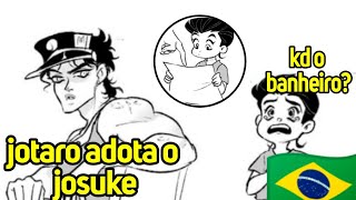 jotaro adotou o josuke comics dubladas [upl. by Camp28]