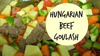 Hearty Hungarian Beef Goulash Recipe [upl. by Imefulo]