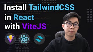 How to use Tailwind CSS in React with Vite  Install TailwindCSS in React with ViteJS for Beginners [upl. by Mir]