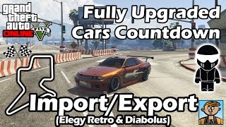 Fastest ImportExport DLC Vehicles Elegy Retro amp Diabolus  Best Fully Upgraded Cars In GTA Online [upl. by Ettelrats719]