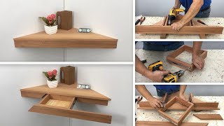 como hacer repisas flotantes de madera para pared [upl. by Eey331]