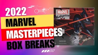 2022 Marvel Masterpieces Box Breaks [upl. by Nolyar]