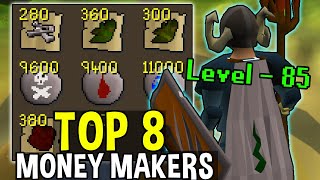 The 8 Most Profitable Mid Game Money Making Methods OSRS [upl. by Gannie439]