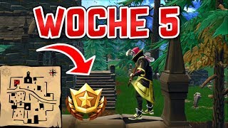 Folge der Schatzkarte aus Snobby Shores  Fortnite Woche 5 Schatz deutsch [upl. by Gunzburg]