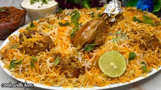 Hyderabadi CHICKEN DUM BIRYANI With HOMEMADE Aromatic BIRYANI MASALA Pakki Akhni Ki Biryani Party Sp [upl. by Novaat382]