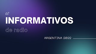 Informativos de radio  intros  Argentina 2022 [upl. by Selia]