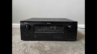 How to Factory Reset Denon AVR2308CI 71 HDMI Home Theater Surround Receiver [upl. by Aicyle233]