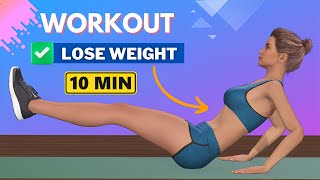 Do This Everyday To Lose Weight  10 Min Fat Burning Workout 🔥 [upl. by Nagiem]