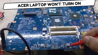 Acer Laptop Not Turning On  Acer Aspire 7736ZG Wont turn on  acer laptop not powering on Solution [upl. by Radbourne]