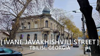 Tbilisi Walks Ivane Javakhishvili Street [upl. by Kassel90]