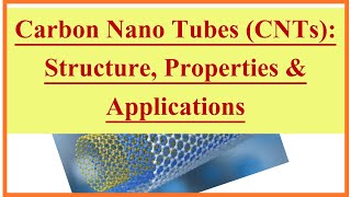 CNTs  Carbon Nanotubes  Structure Properties amp Applications of CNT [upl. by Aztinad865]