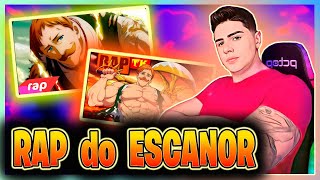 🦁Rap do Escanor 7mz  Extermínio Solar TkRaps reacts [upl. by Holub277]