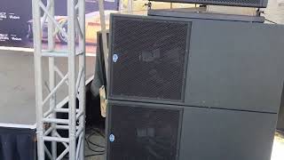 Danley Sound labs TH18XL Subs at the SA Festival of Motoring this Past weekend news audio [upl. by Darmit]