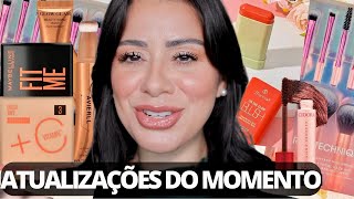 TESTANDO Novidades  BASE FIT ME MAYBELLINE Vitamina C  MAKES SHEIN E Mais [upl. by Wendeline]