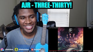 i thought 330 was a timestamp lol AJR  ThreeThirty Official Audio  REACTION [upl. by Kass]