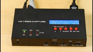 012 EZCAP 283S HDMI Capture Box  Review Teardown and Experiments [upl. by Lleryt]