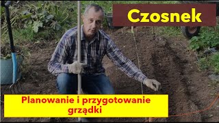 Czosnek  przygotowanie miejsca Sadzenie  przełom październik  listopad Teraz jest za wcześnie [upl. by Haneekas]