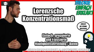 Lorenzsche Konzentrationsmaß berechnen 📚 Lorenzsche Konzentrationsverteilung TheorieFormel [upl. by Kreager]