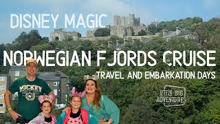 Disney Magic Norwegian Fjords Cruise  Dover Castle and Embarkation [upl. by Meridith]