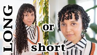 Long VS Short Curly Hair Routine [upl. by Igal]