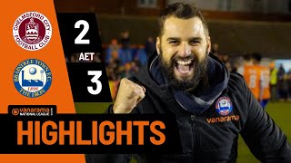 HIGHLIGHTS Chelmsford City 23 Braintree Town AET  Braintree show Iron to shake off City comeback [upl. by Nossila260]