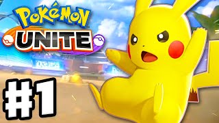 Pokemon Unite  Gameplay Walkthrough Part 1  Intro and Standard Unite Battles Nintendo Switch [upl. by Wight]