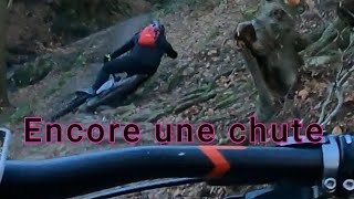 Rando VTT Encore une chute un peu de casse sur le vélo et quelques coups bleus [upl. by Froma]