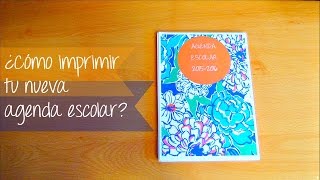 Como imprimir tu nueva agenda escolar  Julieta ySusVideos [upl. by Artnoed]