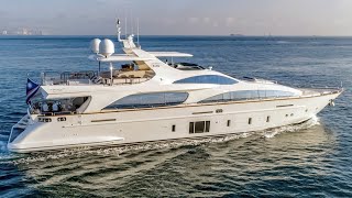 47 Million Superyacht Tour  2012 Azimut 105 [upl. by Bruell]