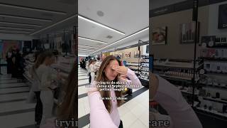 TRYING the EVERYTHING SKINCARE and MAKEUP CHALLENGE at SEPHORA🎀✨🛍️😳🤍 [upl. by Blockus]