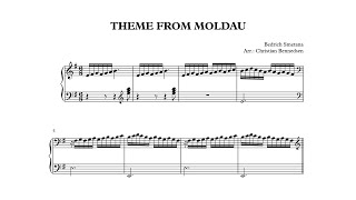 Smetana  Theme from Moldau  Piano [upl. by Aicenert255]