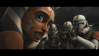 Star Wars The Clone Wars  Ahsoka Tano amp Asajj Ventress vs Clones 1080p [upl. by Carline]