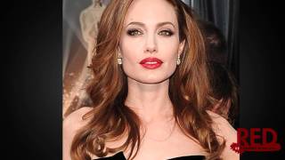 Angelina Jolie 2012 Oscar Red Carpet Versace Academy Awards [upl. by Animor]