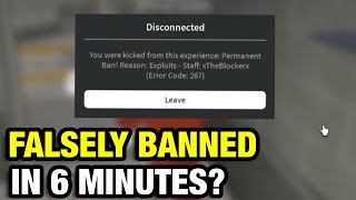 Falsely BANNED Speedrun 558  County Jail Roleplay Roblox [upl. by Davon]