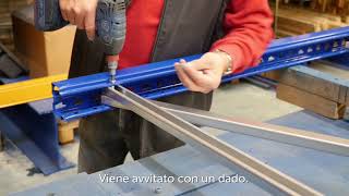 Tutorial di costruzione di scaffali per pallet Jungheinrich [upl. by Brittney]