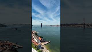 Beautiful View of Tagus River  Rio Tejo  Lisboa  Portugal [upl. by Mazman]