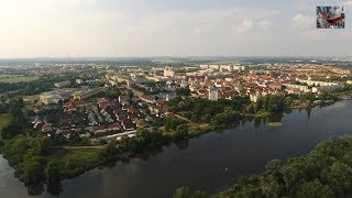 ➤ Luftaufnahme von SchwedtOder Landkreis Uckermark in Brandenburg [upl. by Drucilla]