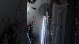 200w pulse laser to remove weld black and weld cleaning [upl. by Inaffets545]