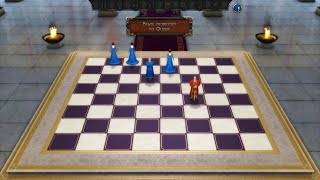 4K Battle Chess Game of Kings I Three Queen [upl. by Adnorehs]