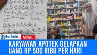 Viral Karyawan Apotek Gelapkan Uang Rp 500 Ribu Per Hari Sampai Bisa Beli Iphone Hingga Mobil [upl. by Frans960]