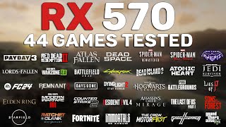 RX 570 Test in 44 Games in 2023 [upl. by Blossom]