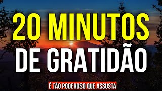 20 MINUTOS DE GRATIDÃO INTENSA COM AFIRMAÇÕES POSITIVAS [upl. by Grondin]