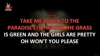 Guns N Roses  Paradise City Karaoke Version [upl. by Eicarg]