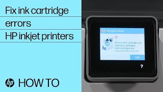 How to fix ink cartridge errors on HP Inkjet printers  HP Support [upl. by Aramit322]