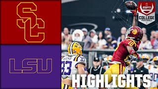 USC Trojans vs LSU Tigers  Full Game Highlights  ESPN College Football [upl. by Ayel]