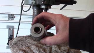 How To Remove Drill Press Chuck Rockwell Delta [upl. by Stevens]