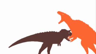 ASDC  Acrocanthosaurus vs Carnotaurus [upl. by Schilt]